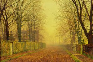 Lueur du soir, vers 1884 - John Atkinson Grimshaw