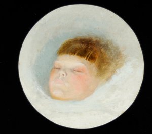 Tête de Gertrude Grimshaw - John Atkinson Grimshaw