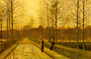 Dans le crépuscule doré, 1883 - John Atkinson Grimshaw