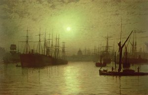 Crépuscule sur la Tamise