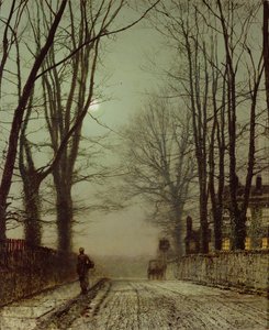 Putney Park Lane - John Atkinson Grimshaw