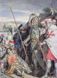 La mort de Sir Brian de Bois-Guilbert
