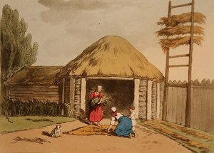 Tri et Séchage du Chanvre, planche 95 du Volume III de 