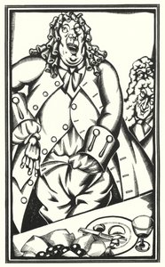 Illustration pour Tristram Shandy de Laurence Sterne - John Austen