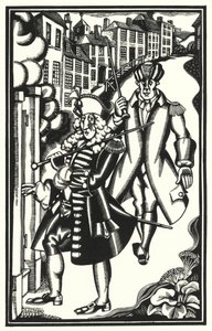 Illustration pour Tristram Shandy de Laurence Sterne - John Austen