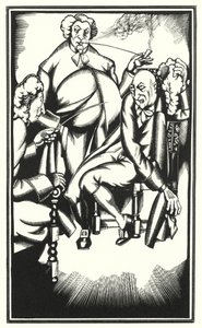 Illustration pour Tristram Shandy par Laurence Sterne - John Austen