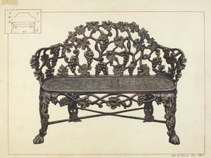 Banc de jardin