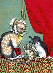 Les trois petits chatons ont perdu leurs mitaines, Illustration de "Three Little Kittens"