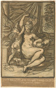 Vénus et Cupidon avec un arc