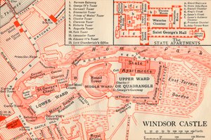 Château de Windsor, 20ème siècle - John Bartholomew