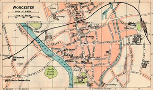 Worcester, 20ème siècle - John Bartholomew