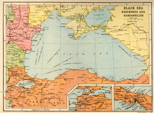 Mer Noire : Bosphore et Dardanelles, c1914, c1920