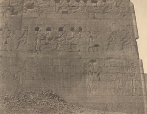 Edfou-Sculptures et inscriptions sur la face orientale, 1854 - John Beasley Greene