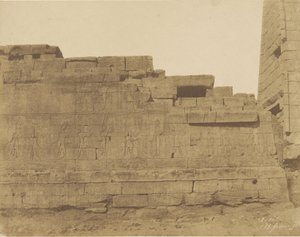 Karnak, Temple au Sud de la Salle Hypostyle, Mur du Sud (Face Extérieure) - John Beasly Greene