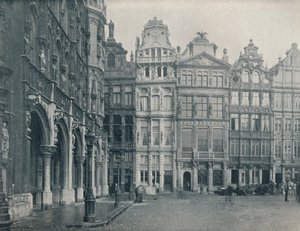 Un coin de la Grand-Place, Bruxelles, Belgique, vers 1900 1914-1915 - John Benjamin Stone