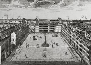 Lincolns Inn New Square, vers 1725 - John Bowles