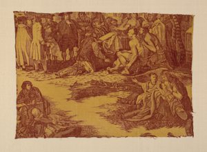 Fragment intitulé "Traité de William Penn avec les Indiens". - John Boydell