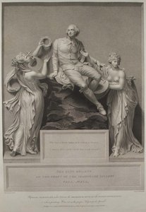 Shakespeare avec la muse de la littérature et le génie de la peinture, 1803