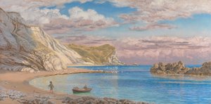 Man of War Rocks, côte du Dorset - John Brett
