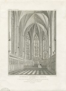 Intérieur de la cathédrale de Lichfield - Chapelle de la Dame