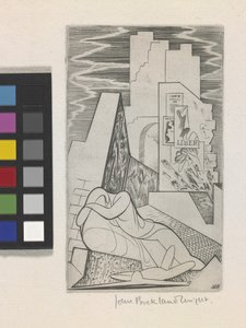 Sans titre (eau-forte et gravure sur papier montval) - John Buckland-Wright