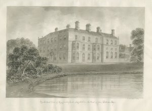 Biddulph - Knypersley Hall [nouveau] : dessin sépia - John Buckler