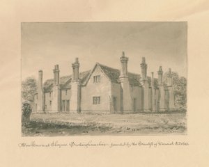 Buckinghamshire - Chenies Hall - Maisons de charité, 1824
