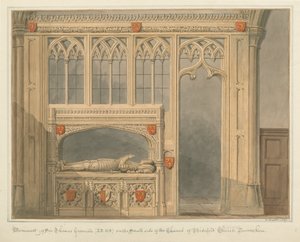 Devonshire - Église de Bideford - Monument de Sir Thomas Grenville