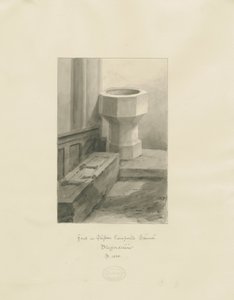 Fonts baptismaux dans l