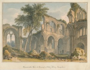 Hampshire - Abbaye de Netley - Vestiges, 1823