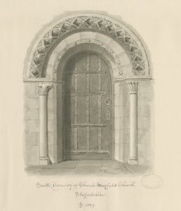 Église de Mayfield - Porte sud (1839)