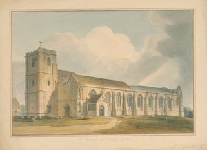 Oxfordshire - Église de Dorchester, 1803