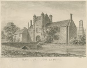 Pillaton Hall : dessin sépia, 1841