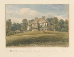 Somerset - Wrington - Cottage de Barley Wood, 1828 - John Buckler