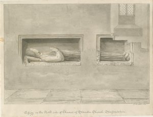Église de Standon - Tombe murale de Nicholas Hyde - John Buckler