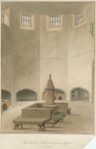 Sussex - Maison de Cowdray - Intérieur de la cuisine, 1830