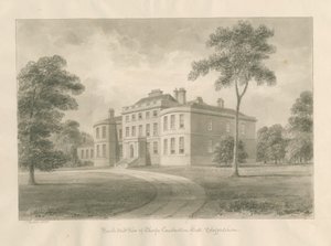 Thorpe Constantine Hall (dessin au lavis sépia, 1848) - John Buckler