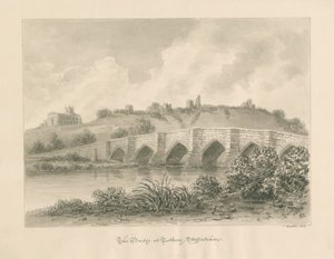Château, église et pont de Tutbury