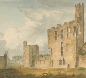 Pays de Galles - Carnarvonshire - Château de Conway, 1800