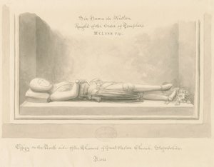 Weston-under-Lizard - Effigie de Sir Hamo de Weston