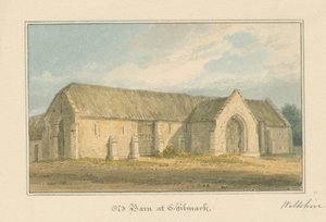 Wiltshire - Chilmark - Vieille grange, 1817 - John Buckler