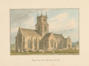 Wiltshire - Église de Tisbury, 1804 - John Buckler