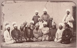 Sirdar Habeeboolah [sic] Gilzai et autres Khans, 1879 - John Burke