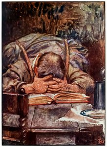 "Chrétien" du "Voyage du pèlerin de ce monde à celui qui est à venir" de John Bunyan - John Byam Liston Shaw