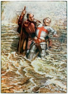 Espoir aide Chrétien à traverser la rivière - John Byam Liston Shaw