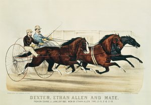 Dexter, Ethan Allen et Mate, publié par Nathaniel Currier et James Merritt Ives, 1874