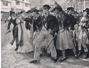 Mutins navals à terre, illustration de 