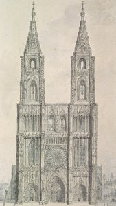 Façade ouest de la cathédrale de Strasbourg