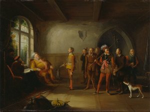 Falstaff et les recrues, extrait de "Henry IV, partie II".