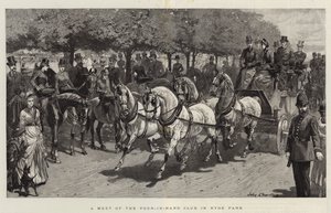 Une rencontre du Four-in-Hand Club à Hyde Park